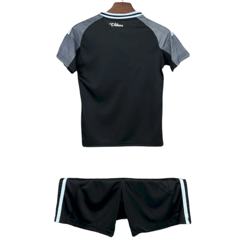 Aston Villa Away Kids kit Football jersey 2025-26