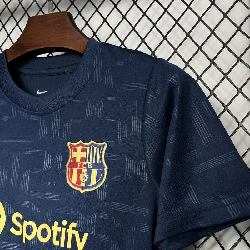 24-25 Barcelona 125th Anniversary Edition Kids Kits Youth Apparels Football Jersey