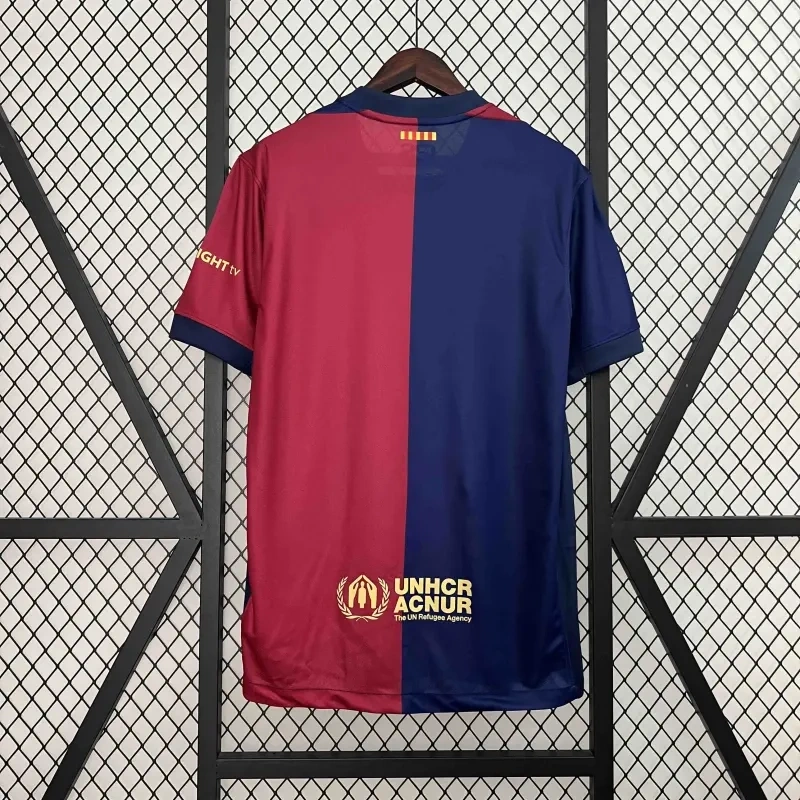 24-25 Barcelona Home Kits(Jersey+Shorts) - Spotify Logo Without Text