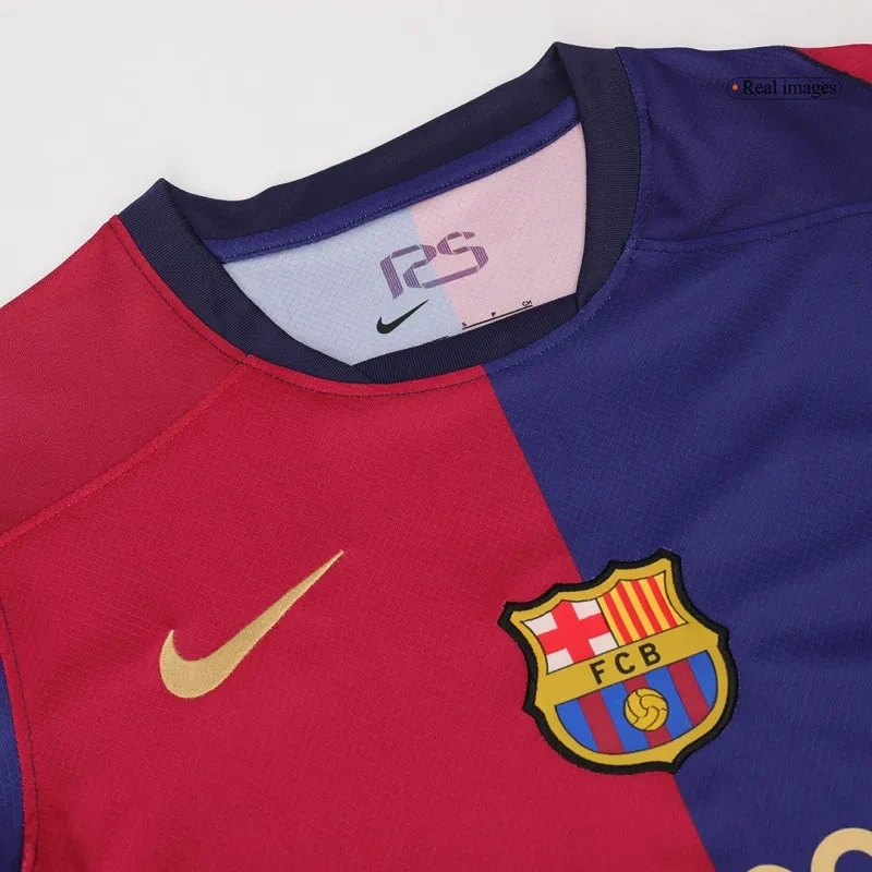 24-25 Barcelona Home Long Sleeve Jersey