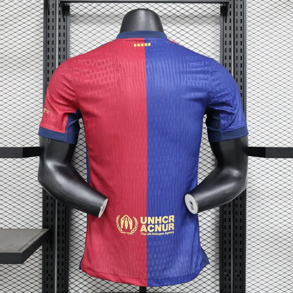 24-25 Barcelona Home Soccer Jersey Player Edition
