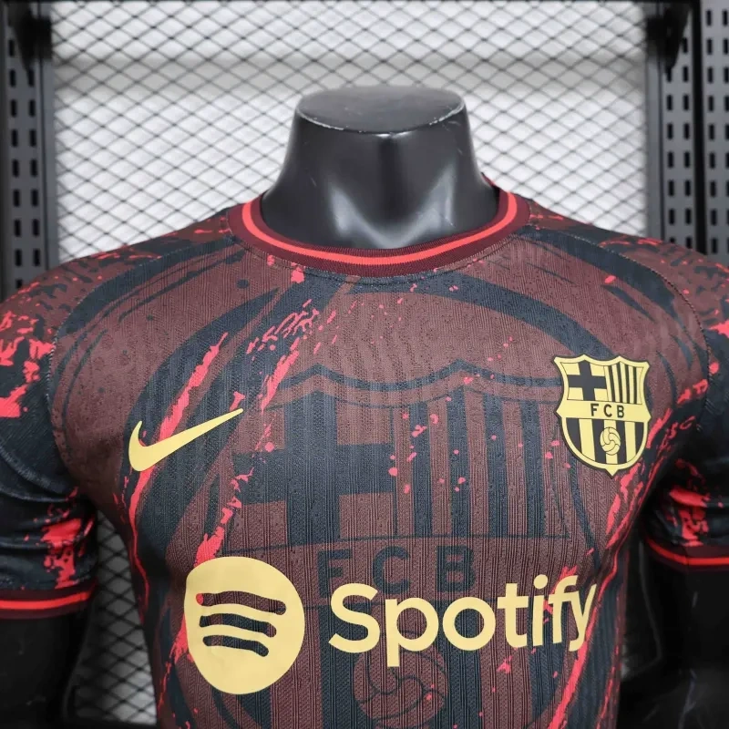 24-25 Barcelona Red Special Edition Player Version Shirt Soccer Jersey