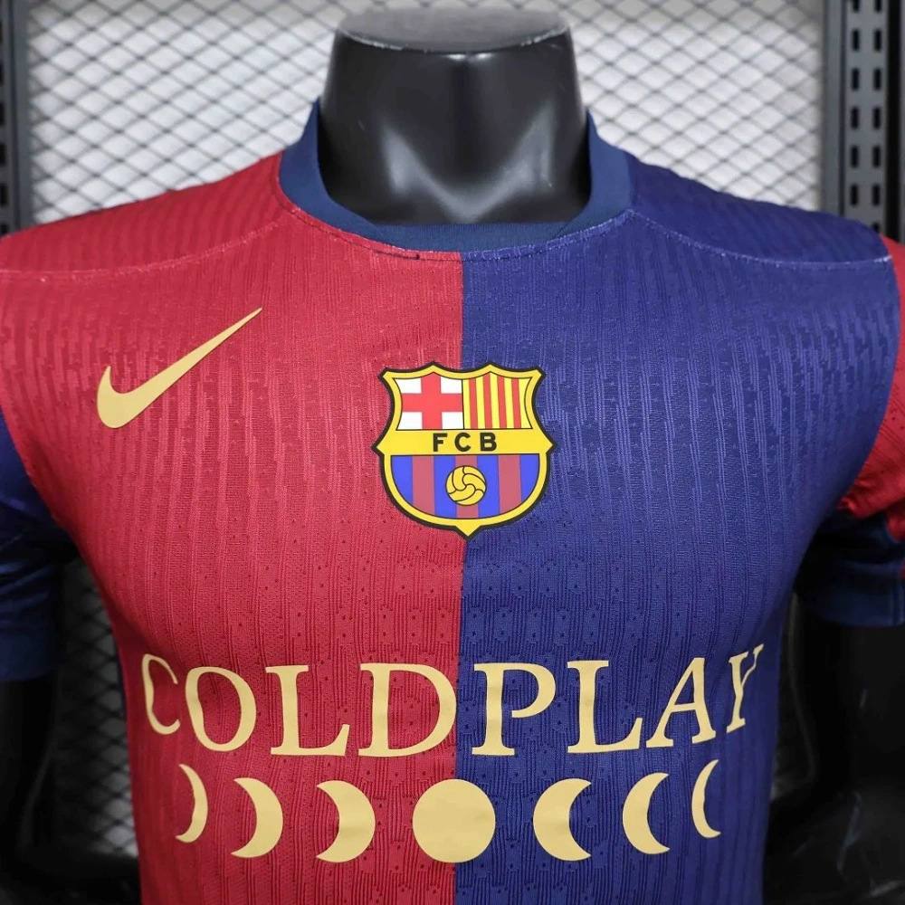 2024/25 Barcelona x COLDPLAY Home Jersey Player Version