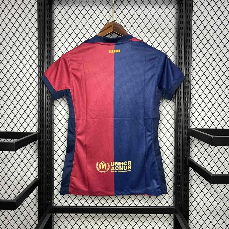 24-25 Barcelona Home Kids Kit Soccer Jersey+Shorts