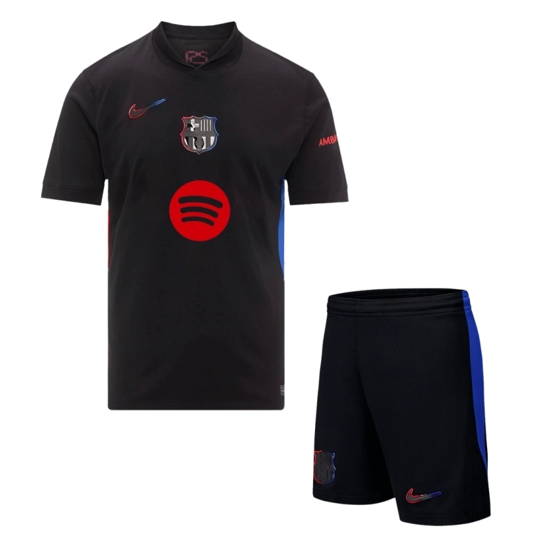 Barcelona Away Soccer Uniform Kits 2024-25 - Spotify Logo Without Text