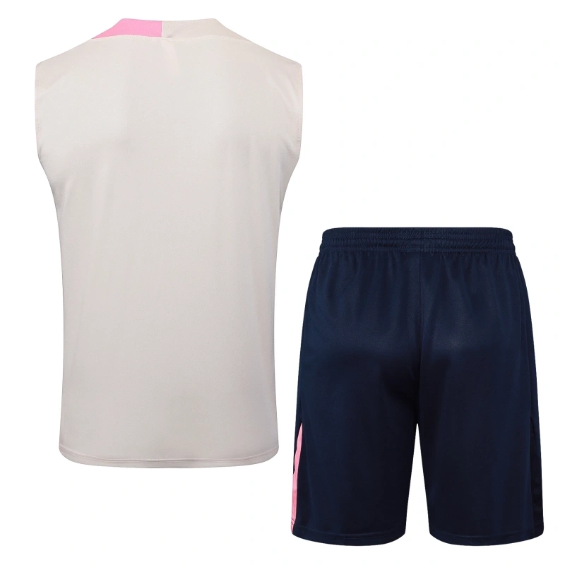 Barcelona Sleeveless Training Kit Beige 2025-26