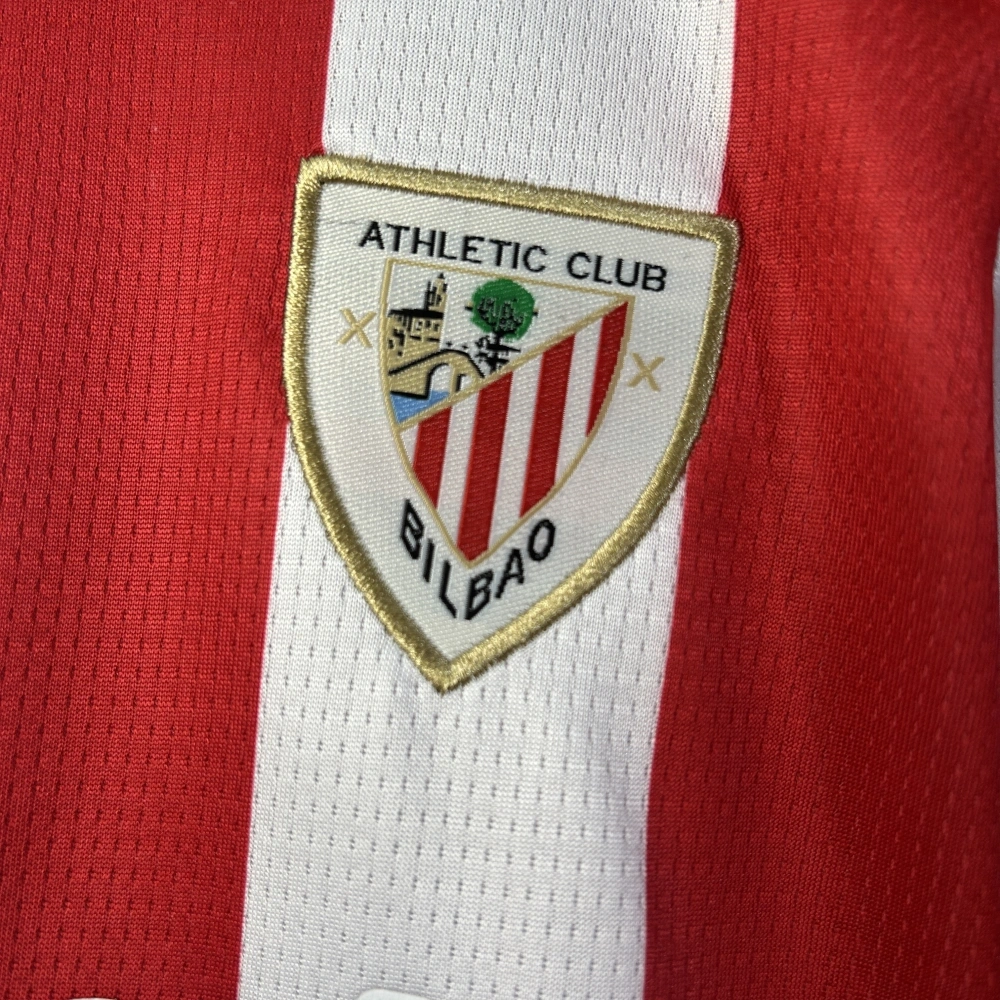 Athletic Bilbao Home Kids Kit Soccer Jersey 2025-26