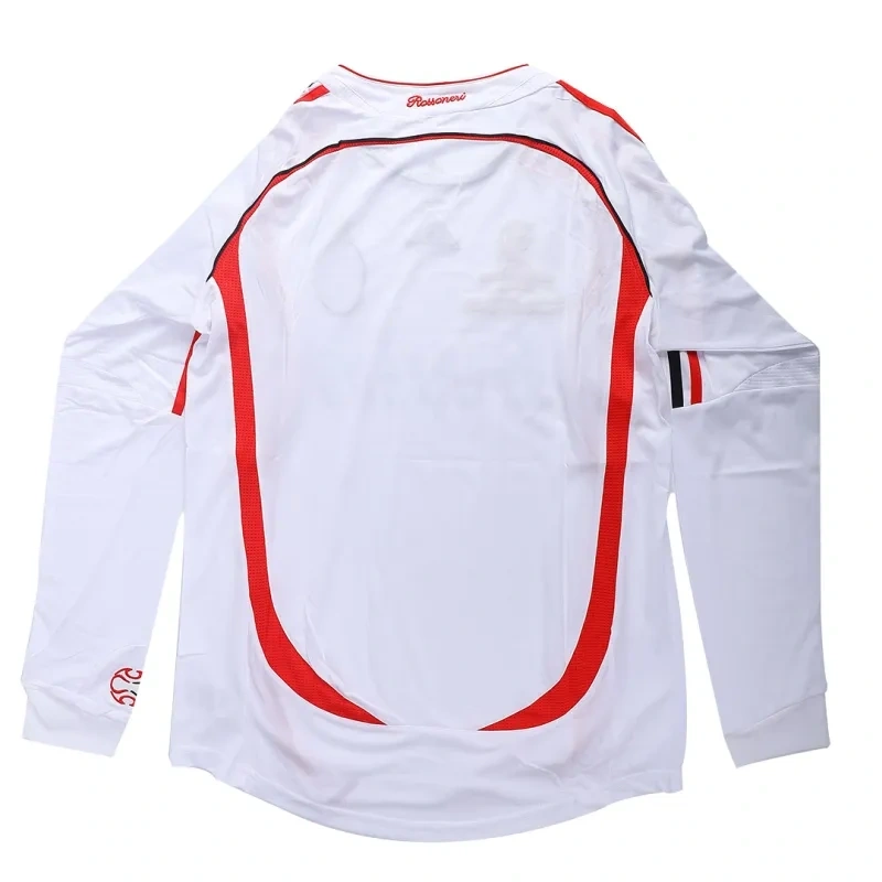06-07 AC Milan UCL Final Retro Jersey Away Long Sleeve