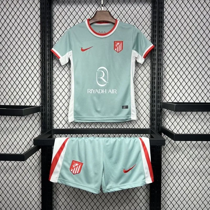 2024-25 Kids Atletico Madrid Away Jersey Kits
