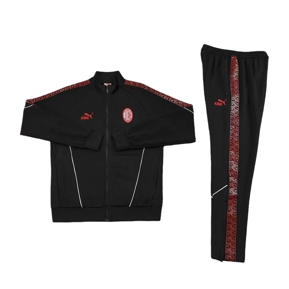 2025-26 AC Milan Training Kit (jacket+Pants) Black