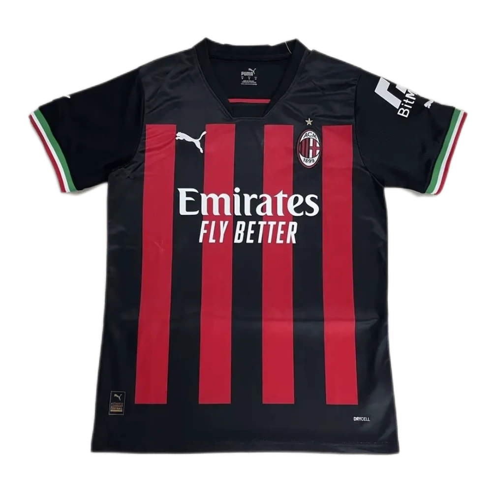 22-23 AC Milan Soccer Jersey Home Replica