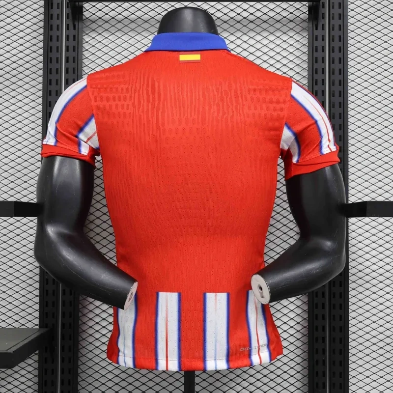 24-25 Atletico Madrid Home Soccer Jersey Player Edition