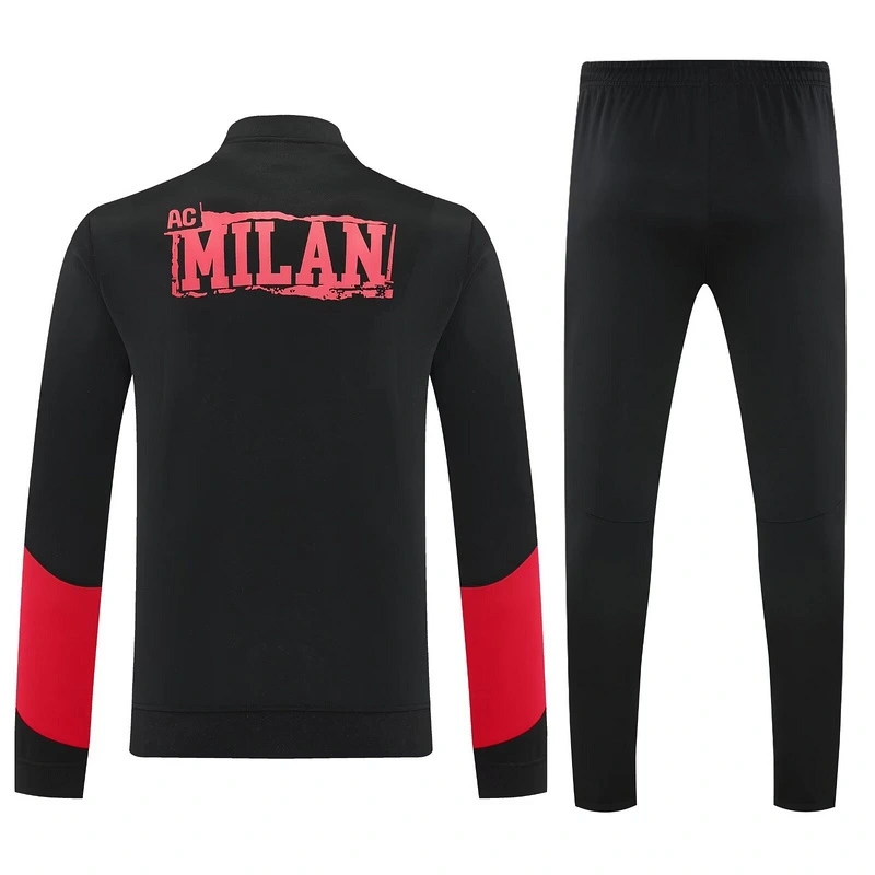 25-26 AC Milan Black Training Football Long Track suits