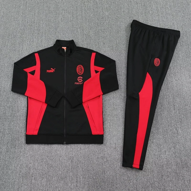 25-26 AC Milan Black Training Football Long Track suits