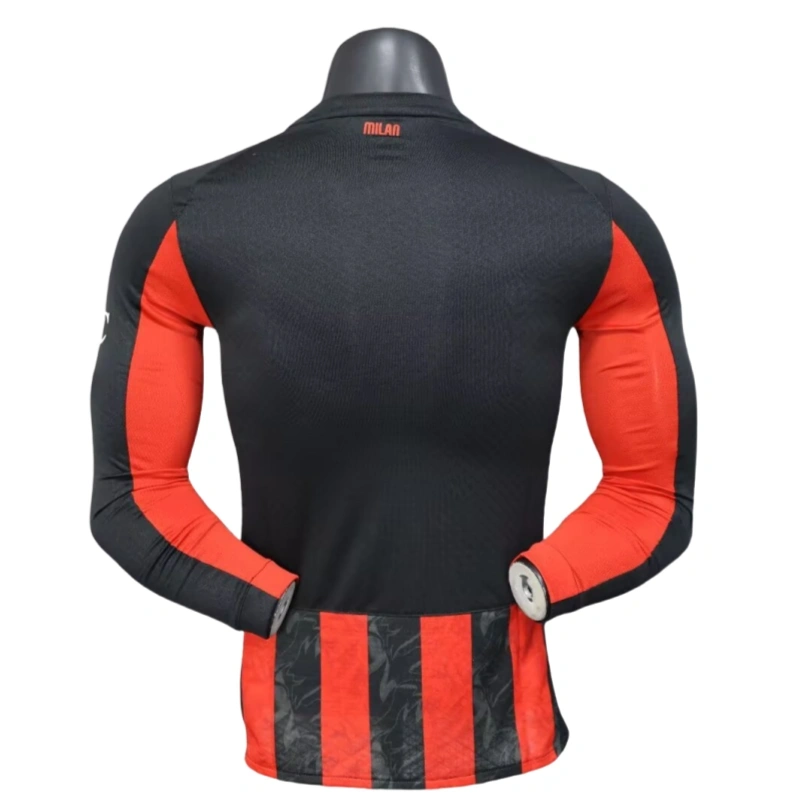 AC Milan 25-26 home long sleeved football shirt -Player version