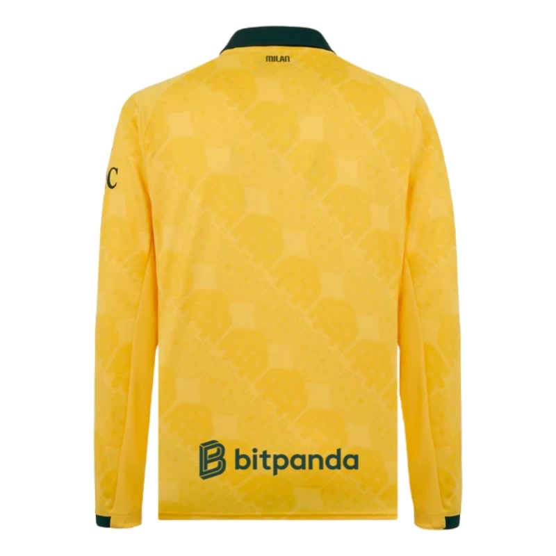 Ac Milan Third Away Long sleeved football Shirt 2025-26 Fan version