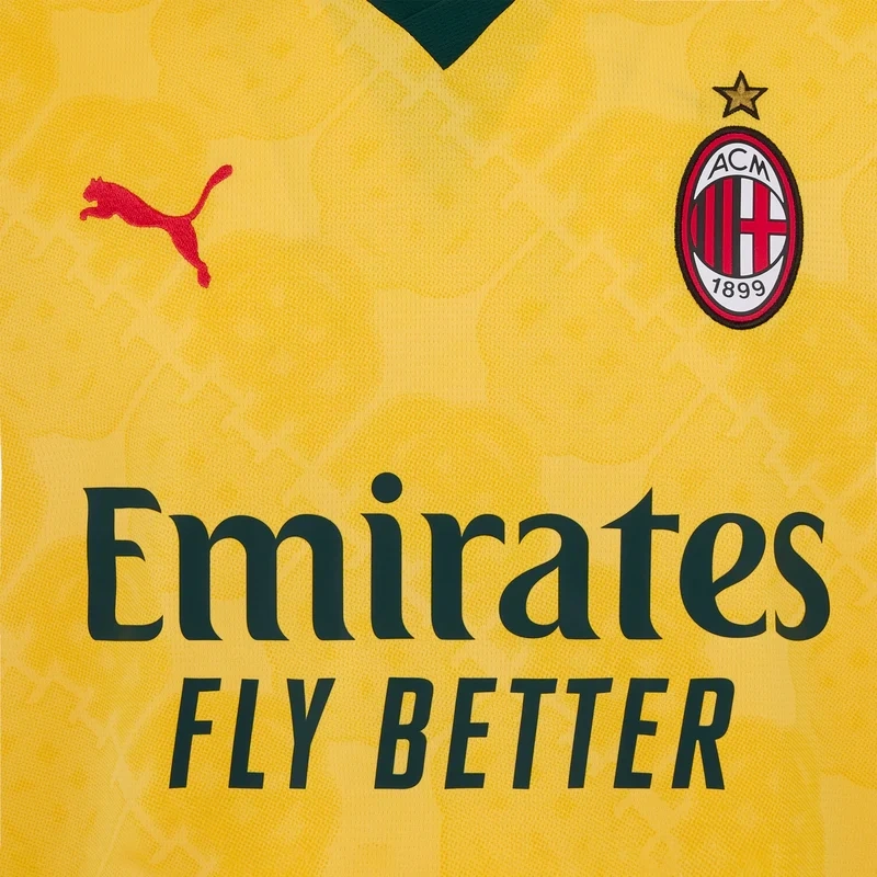 Ac Milan Third Away Long sleeved football Shirt 2025-26 Fan version
