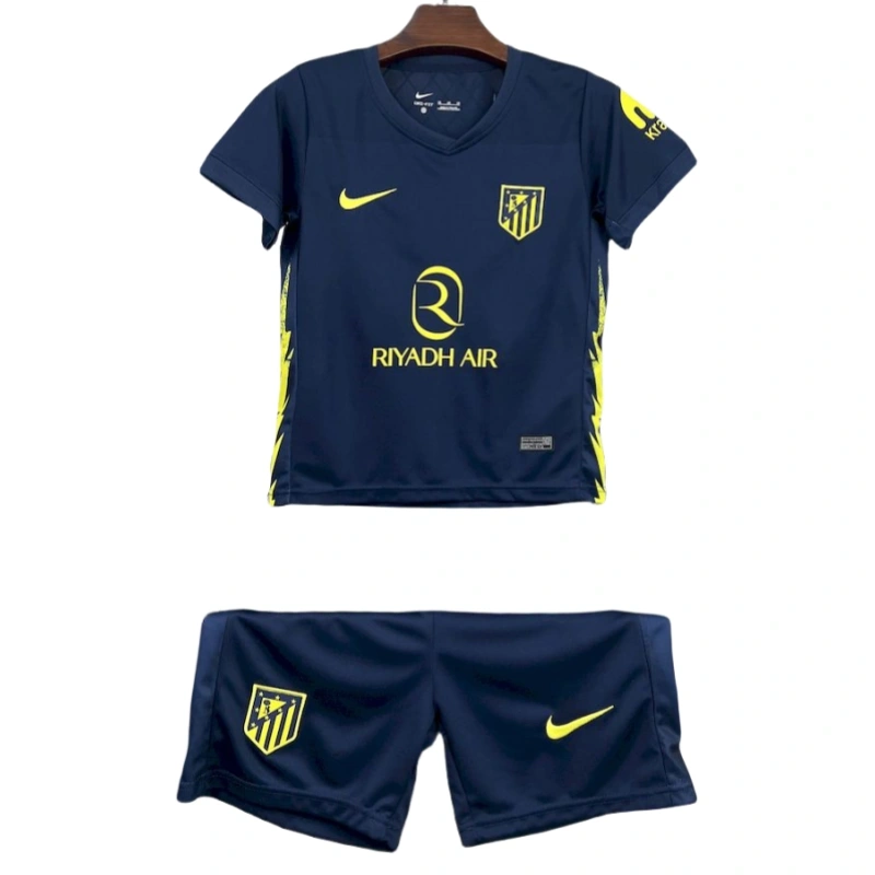 Atletico Madrid Away Kid Kit football jersey 25-26