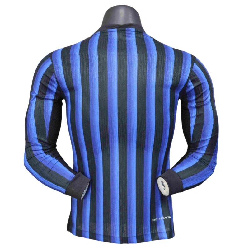 Inter Milan Home Shirt SOccer Jersey Long Sleeve Player Version 25-26