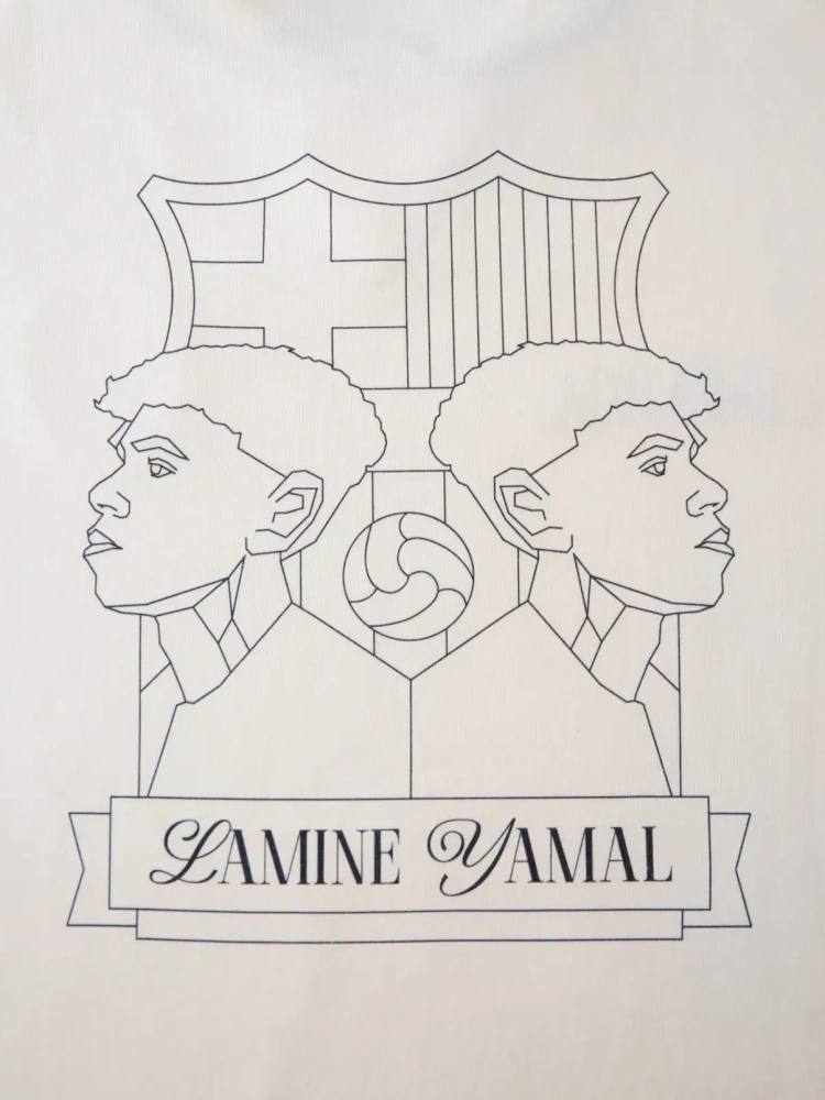 Barcelona Lamin Yamal commemorative white 304 POLO Shirt 24-25