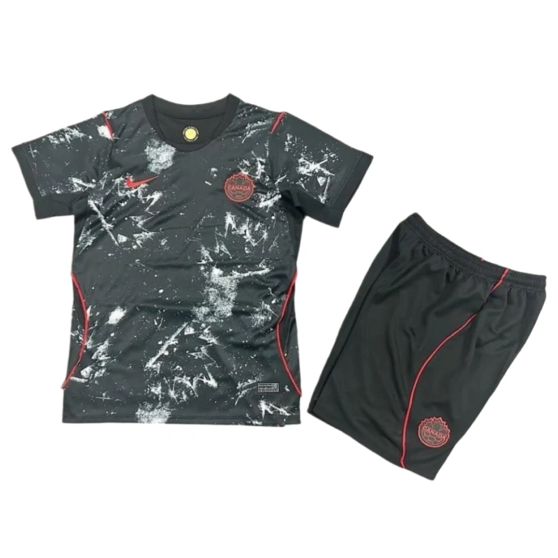 Canada World Cup 2026 Away Kids Short Sleeve Kit & Jersey + Shorts Fan Version