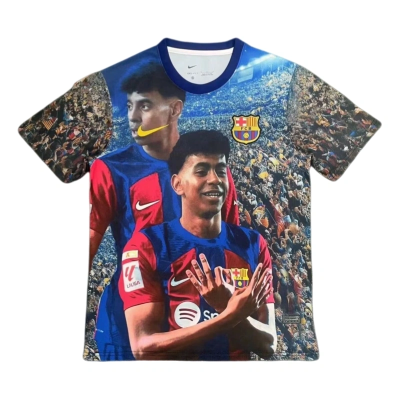 LAMINE YAMAL #10 Barcelona Soccer jersey special Edition custom Shirt 2025-26