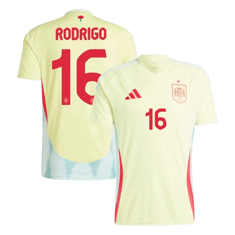 Spain Away Jersey RODRIGO #16 LAMINE YAMAL #19 MORATA #7 Euro 2024