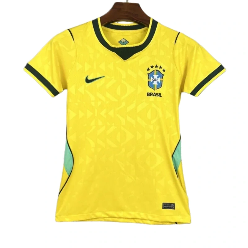 Brazil 2026 World Cup Home Women's Short Sleeve Jersey Fan Version