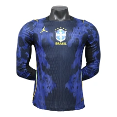 Brazil World Cup 2026 Away Long Sleeve Kit & Jersey Player Version