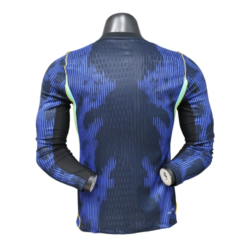 Brazil World Cup 2026 Away Long Sleeve Kit & Jersey Player Version