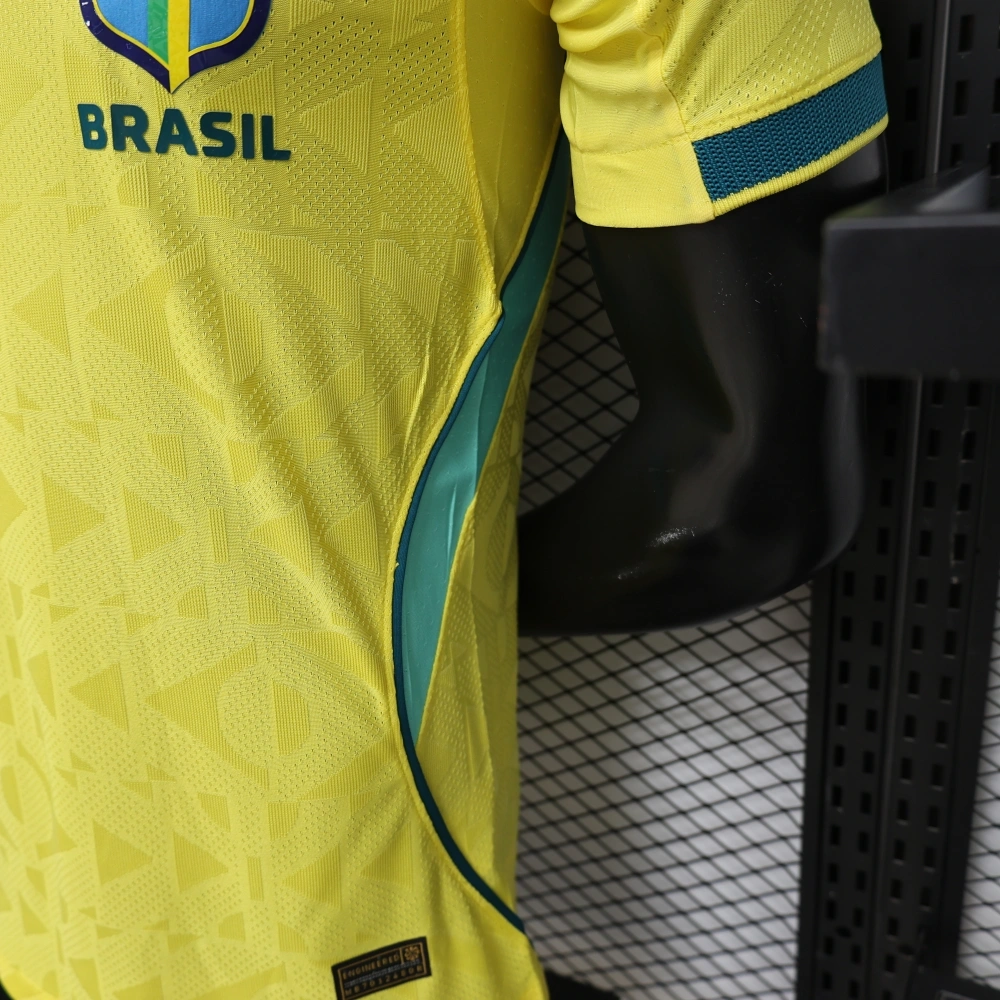 Brazil World Cup 2026 Home Short Sleeve Kit & Jersey Player Version