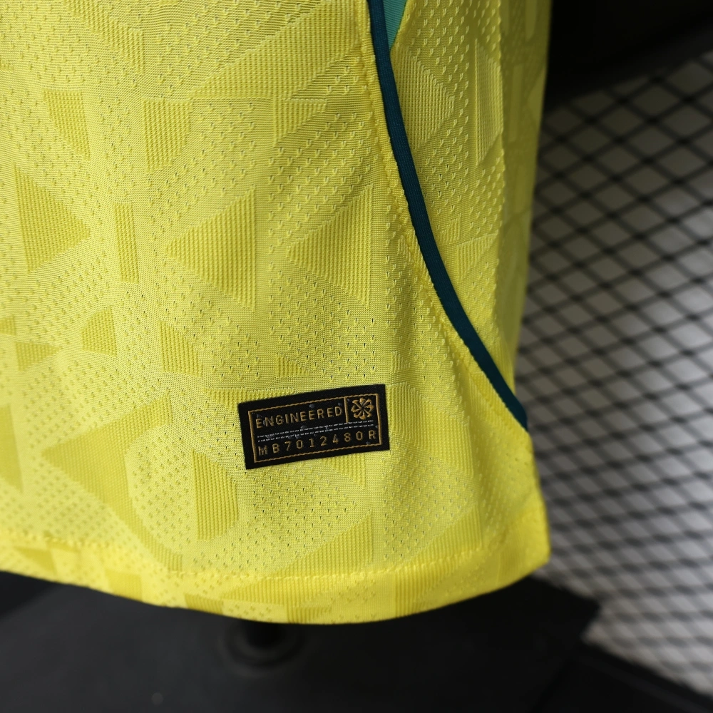 Brazil World Cup 2026 Home Short Sleeve Kit & Jersey Player Version