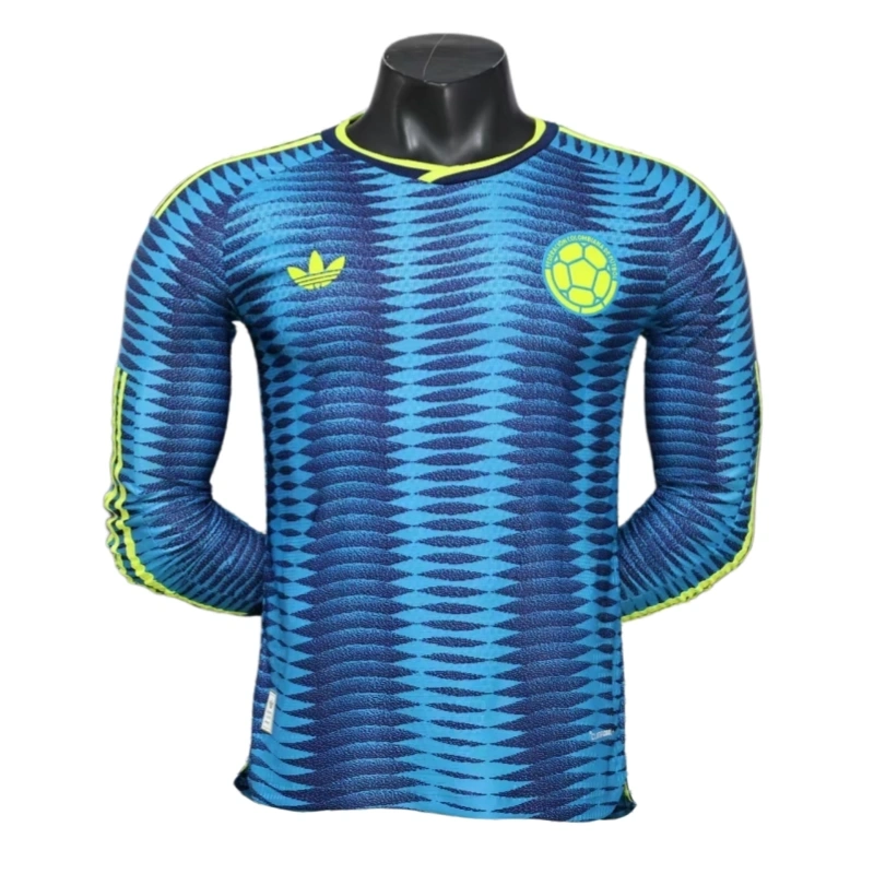 2026 World cup Colombian Away Long Sleeved Football jersey Player edition