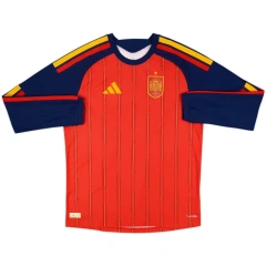 2026 Spain World Cup Home Long Sleeve Shirt