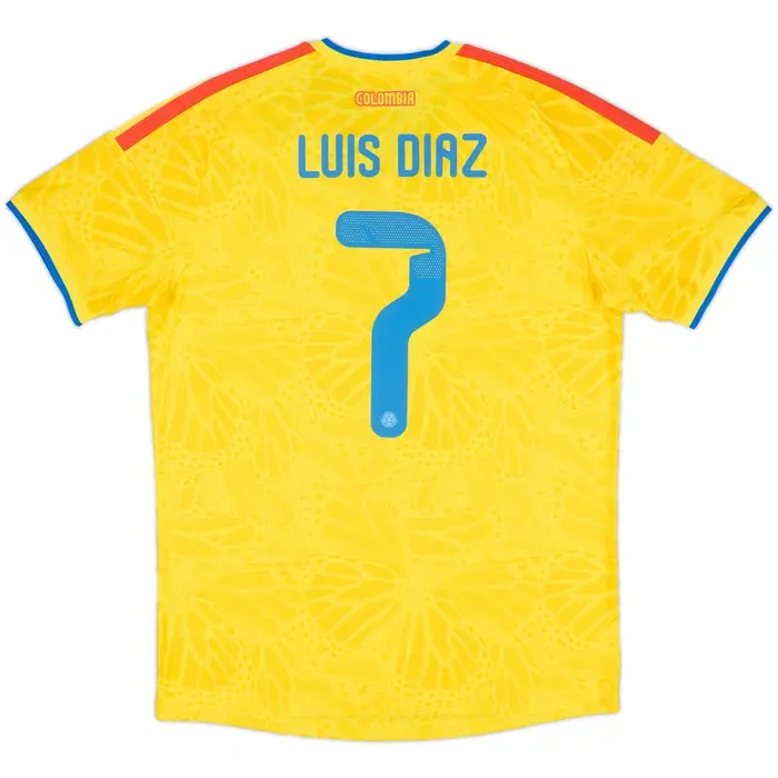 2026 Colombia World Cup Home Shirt Luis Diaz #7