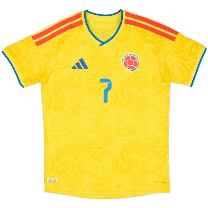 2026 Colombia World Cup Home Shirt Luis Diaz #7