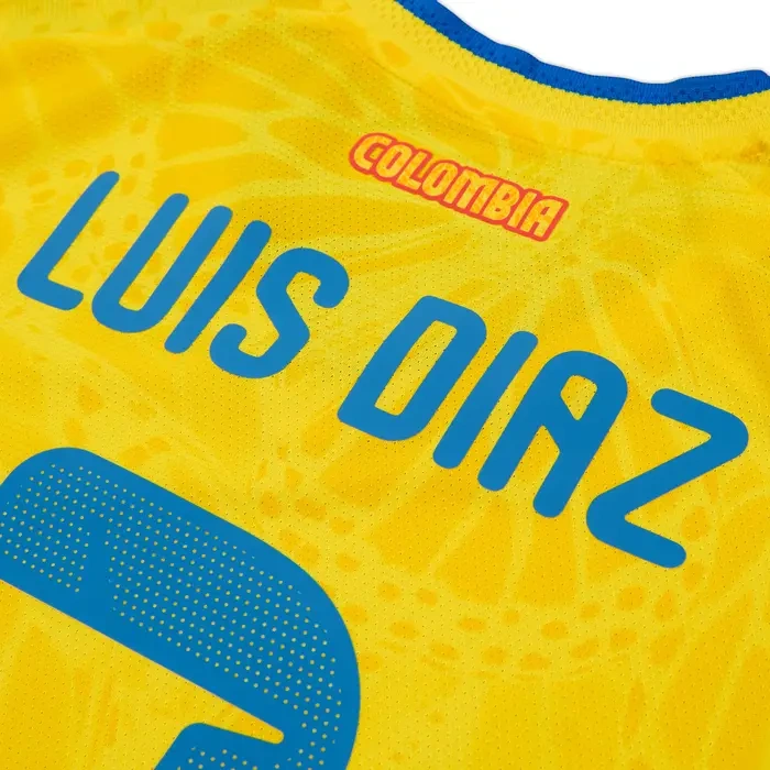 2026 Colombia World Cup Home Shirt Luis Diaz #7