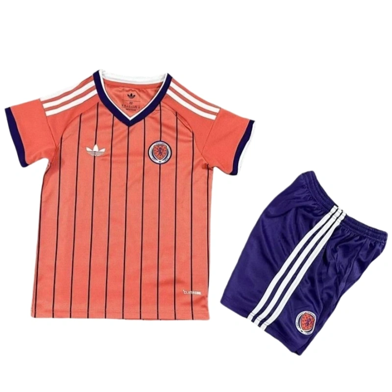 Scotland World Cup 2026 Away Kids Short Sleeve Kit & Jersey + Shorts Fan Version