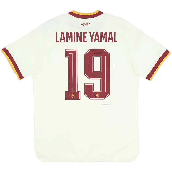 2026 Spain World Cup Away Shirt Lamine Yamal #19