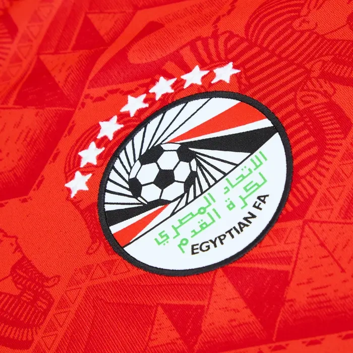 2025-26 Players Edition Egypt Home Red Football Jersey