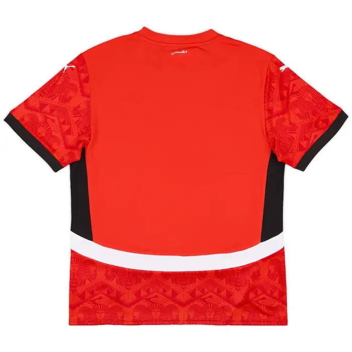2025-26 Players Edition Egypt Home Red Football Jersey