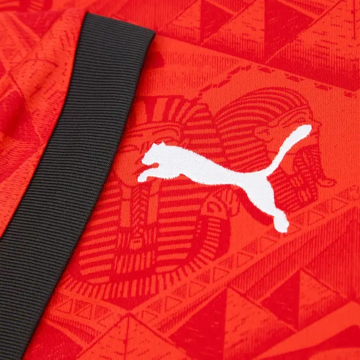 2025-26 Players Edition Egypt Home Red Football Jersey