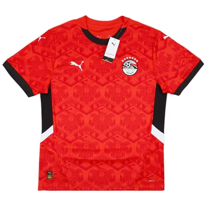 2025-26 Players Edition Egypt Home Red Football Jersey