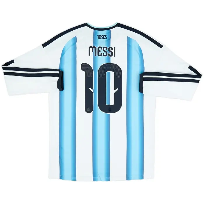 2026 Argentina Home Long Sleeve Shirt Messi #10