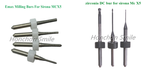 MCX5 Sirona CAD CAM dental Milling burs