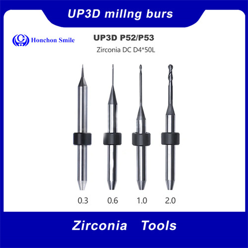 UP3D zirconia burs