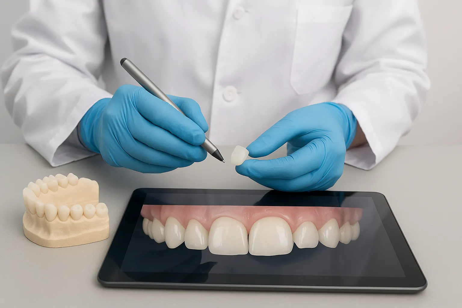 Dental technicians are making veneers