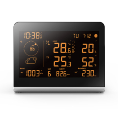 RC Color change WBGT weather station with 8-in-1 weather sensor