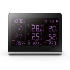 RC Color change WBGT weather station with 8-in-1 weather sensor