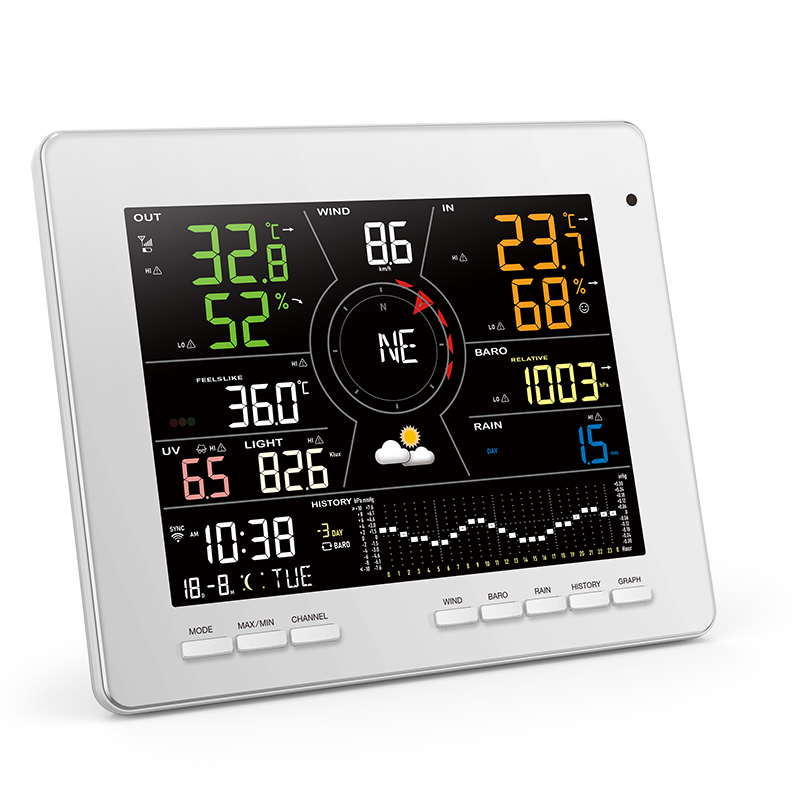 Tuya smart weather station with 7-in-1 professional sensor C6102A / C3131A